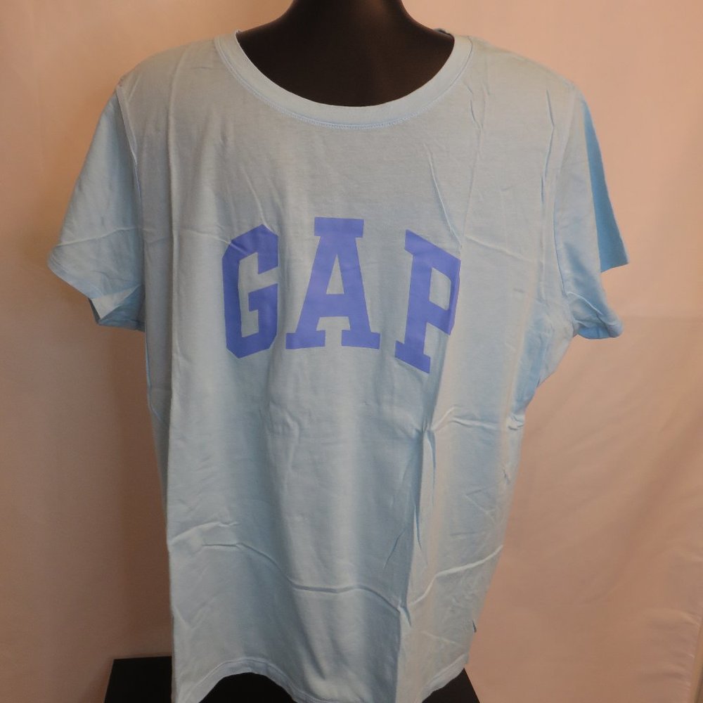 GAP:  Blue GAP Logo T-Shirt